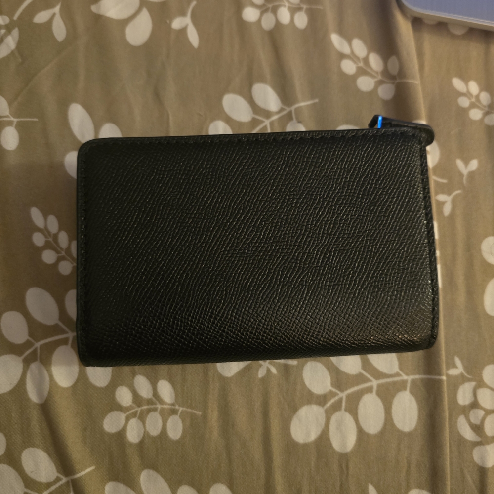 Coach Black Textured Leather Wallet - Picture 3 of 12